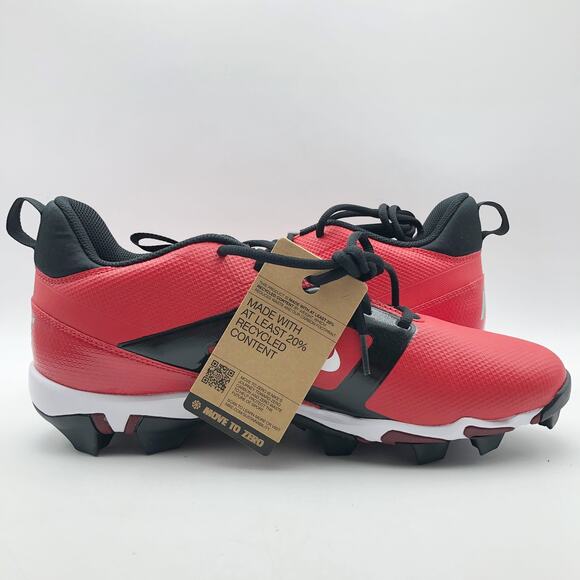 Nike Men's Alpha Menace 4 Shark Football Cleats Size 8 Red White NWOB - Picture 4 of 11